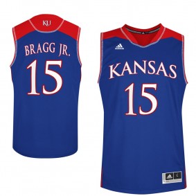 Male Carlton Bragg Jr. #15 Kansas Jayhawks Royal NCAA Basketball Player Performance Jersey