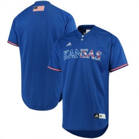 Male Kansas Jayhawks Royal 2017 NCAA Baseball Tournament Team Performance Jersey