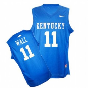 Male John Wall #11 Kentucky Wildcats Blue NCAA High-School Basketball NBA Player Jersey