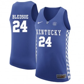 Male Kentucky Wildcats #24 Eric Bledsoe Royal NCAA Basketball Jersey