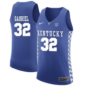 Male Kentucky Wildcats #32 Wenyen Gabriel Royal NCAA Basketball Jersey