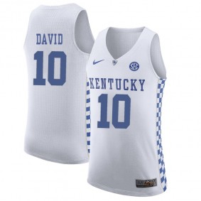 Male Kentucky Wildcats #10 Jonny David White NCAA Basketball Jersey