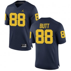 Male Michigan Wolverines #88 Jake Butt Navy NCAA Alumni Football Game Jersey