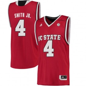 Male Dennis Smith Jr. #4 North Carolina State Wolfpack Red ACC College Basketball Limited Jersey