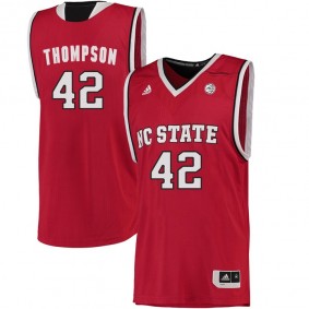 Male Tucker Thompson #42 North Carolina State Wolfpack Red ACC College Basketball Limited Jersey