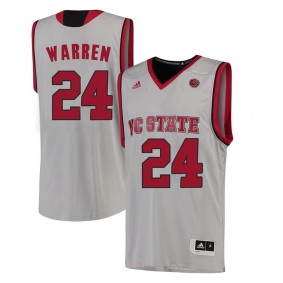 Male TJ Warren #24 North Carolina State Wolfpack White ACC College Basketball Limited Jersey