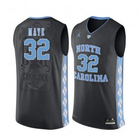 Male North Carolina Tar Heels #32 Luke Maye Black College Basketball Jersey