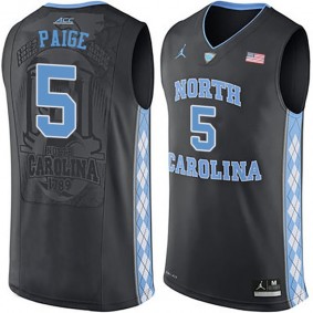 Male Marcus Paige #5 North Carolina Tar Heels Black NCAA High-School Basketball NBA Player Jersey