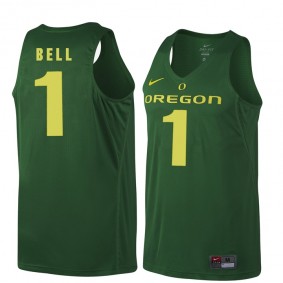 Male Oregon Ducks #1 Jordan Bell Dark Green NCAA Basketball Jersey