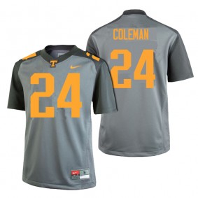 Male Tennessee Volunteers #24 Trey Coleman Gray College Football Limited Gray Edition Jersey