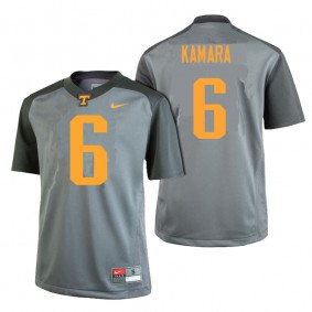 Male Tennessee Volunteers #6 Alvin Kamara Gray College Football Limited Gray Edition Jersey