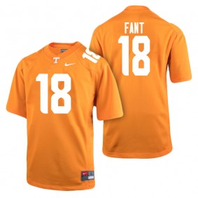 Male Tennessee Volunteers #18 Princeton Fant Orange College Football Freshman Limited Jersey