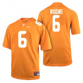 Male Tennessee Volunteers #6 Shaq Wiggins Orange College Football Freshman Limited Jersey