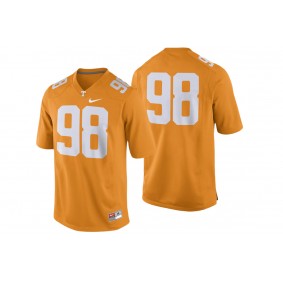 Male Tennessee Volunteers #98 Tennessee Orange College Football Game Performance Jersey