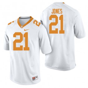 Male Tennessee Volunteers #21 Jacquez Jones White College Football Freshman Limited Jersey