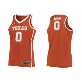 Male Mohamed Bamba #0 Texas Longhorns Orange NCAA Basketball The Best Combos Jersey