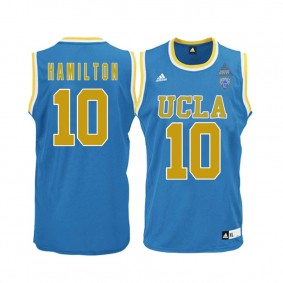 Male Isaac Hamilton #10 UCLA Bruins Blue NCAA Basketball Player Name And Number Jersey