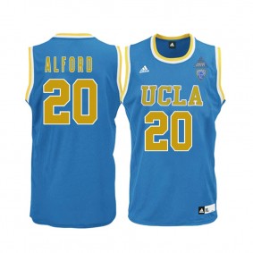 Male Bryce Alford #20 UCLA Bruins Blue NCAA Basketball Player Name And Number Jersey