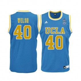 Male Thomas Welsh #40 UCLA Bruins Blue NCAA Basketball Player Name And Number Jersey