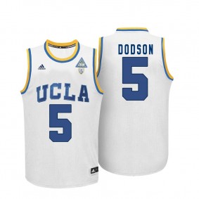 Male Armani Dodson #50 UCLA Bruins White NCAA Basketball Player Name And Number Jersey