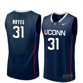 Male Mike Noyes #31 UConn Huskies Navy NCAA Basketball Player Name And Number Jersey