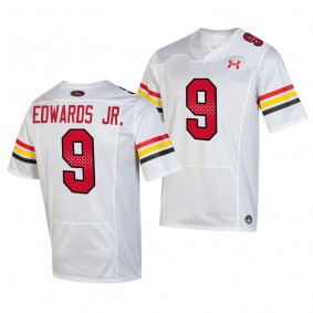 Billy Edwards Jr. Maryland Terrapins Special Game White Men Throwback Football 9 Jersey 2023