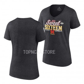 Maryland Terrapins Charcoal 2023 NCAA March Madness Sweet 16 Womens Basketball Women T-Shirt