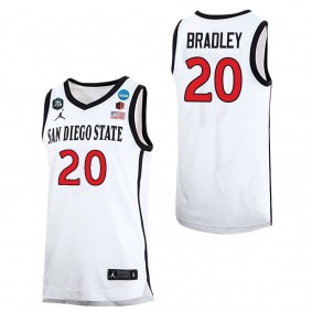 Matt Bradley San Diego State Aztecs White College Men's Basketball Final Four Jersey