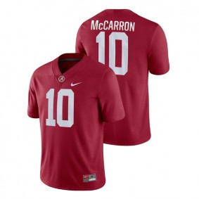 Male Alabama Crimson Tide Nike #10 Crimson AJ McCarron Game College Football Jersey