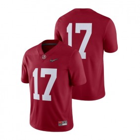 Male Alabama Crimson Tide Nike #17 Crimson 2018 College Football Playoff Game Jersey