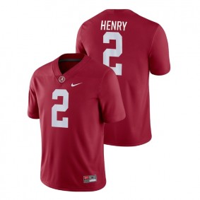 Male Alabama Crimson Tide Nike #2 Crimson Derrick Henry Game College Football Jersey