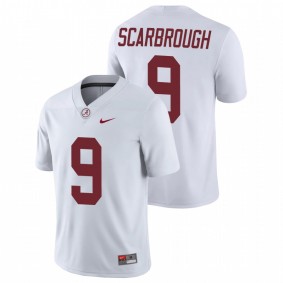 Men's Alabama Crimson Tide Bo Scarbrough White College Football Game Jersey