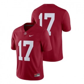 Male Alabama Crimson Tide Nike #17 Crimson College Football 2018 Game Jersey