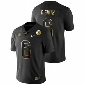 Men's Alabama Crimson Tide DeVonta Smith Black 2021 Rose Bowl Golden Edition Jersey