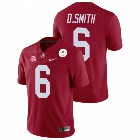 Men's Alabama Crimson Tide DeVonta Smith Crimson 2021 Rose Bowl Champions Jersey