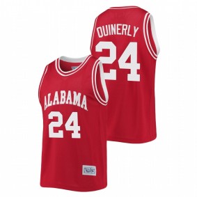 Alabama Crimson Tide Jaden Quinerly Crimson Commemorative Basketball Classic Jersey