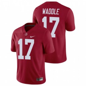 Men's Alabama Crimson Tide Jaylen Waddle Crimson Game Alumni Player Football Jersey