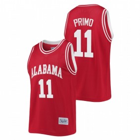 Alabama Crimson Tide Joshua Primo Crimson Commemorative Basketball Classic Jersey