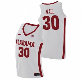 Kendall Wall Alabama Crimson Tide 2021 White College Basketball Swingman Jersey