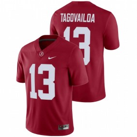 Men's Alabama Crimson Tide Tua Tagovailoa #13 Crimson Alumni Player Jersey