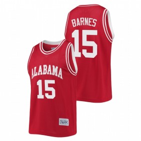 Alabama Crimson Tide Tyler Barnes Crimson Commemorative Basketball Classic Jersey