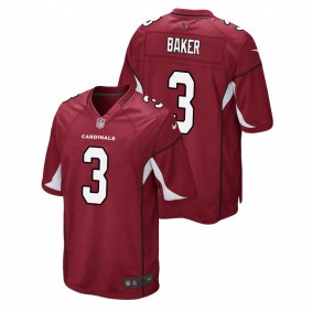 Men's Arizona Cardinals Budda Baker Cardinal Game Jersey