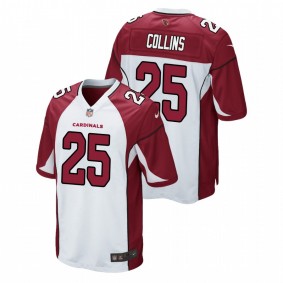 Men's Arizona Cardinals Zaven Collins White 2021 NFL Draft Game Jersey