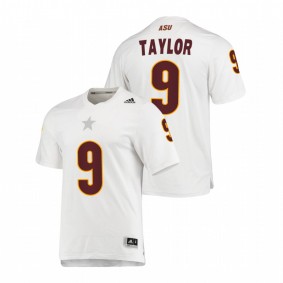 D.J. Taylor Arizona State Sun Devils White Replica AEROREADY Jersey