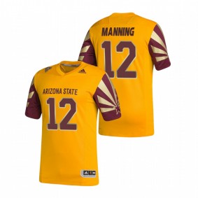 Nathan Manning Arizona State Sun Devils Gold Premier Strategy Jersey