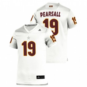 Men's Arizona State Sun Devils Ricky Pearsall White Replica College Football Jersey