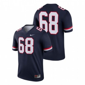 Men's Arizona Wildcats #68 Navy Legend Alternate Jersey