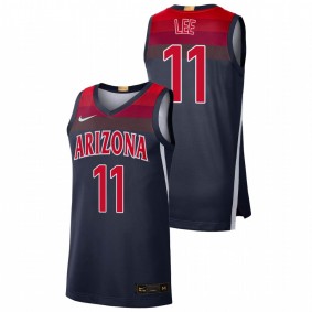 Men's Arizona Wildcats #11 Navy Ira Lee College Baketball Limited Jersey