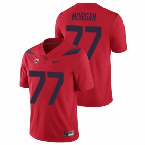 Men's Arizona Wildcats Jordan Morgan Red Nike College Football Alternate Game Jersey