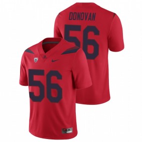 Men's Arizona Wildcats Josh Donovan Red Nike College Football Alternate Game Jersey